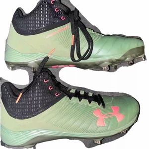Under Armour Mens Cleats Team Yard Baseball Mid Cleats Men’s Size 13